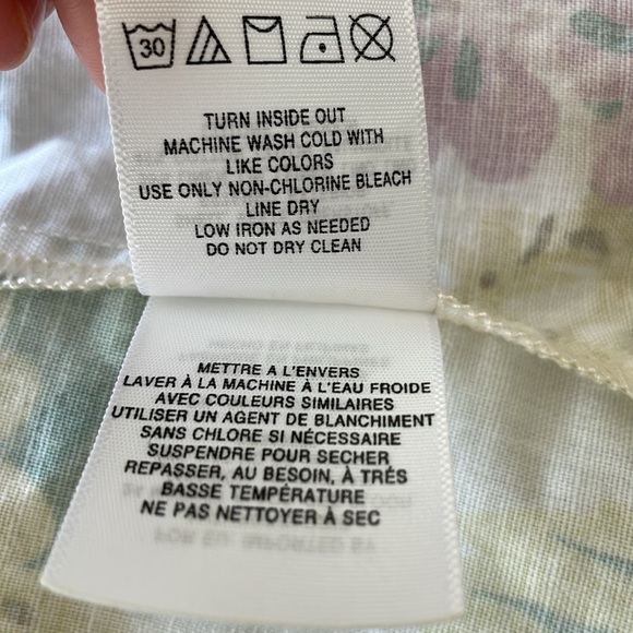 BY ANTHROPOLOGIE Hydrangea Rain Jacket Size XS - Picture 6 of 6